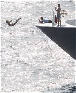 Julianne Hough Diving off Boat Says "Bottoms Up" — Celebwell