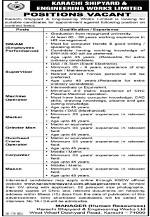 Karachi Shipyard Ksew Jobs 2024 Latest Advertisement