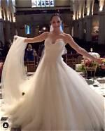 Katharine Mcphee Shows off Zac Posen Wedding Dress in Selfie
