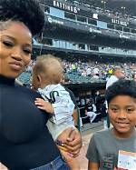 Keke Palmer Brings Her a-Game to Cubs Vs. White Sox Baseball Match-Up