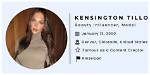 Kensington Tillo Height, Weight, Age, Boyfriend, Family, Facts, Biography