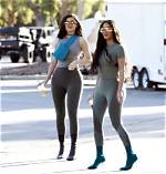 Kim Kardashian and Kylie Jenner Wear Same Dress to Yacht Party