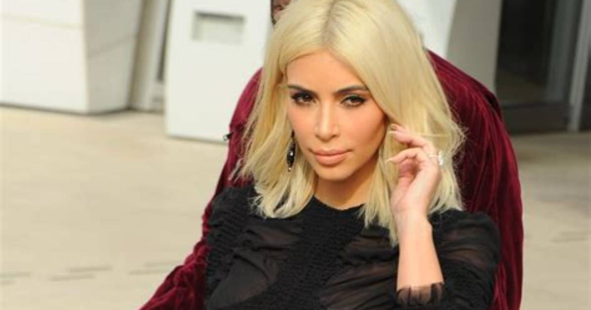 Kim Kardashian Puts Boobs on Display in See-Through Shirt