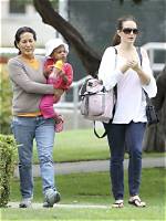 Kristin Davis: Park Day with Gemma and Her Nanny