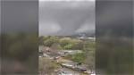 Large Tornado Plows Through Little Rock, Arkansas
