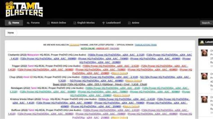 Latest 1tamilblasters Links & Proxies for April 2025: Get Access!