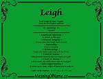 Leigh Meaning in English, Leigh Baby Name Origin Gender Meaning Pronunciation