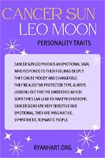 Leo Sun with Cancer Moon and Cancer Rising — Truly Divine