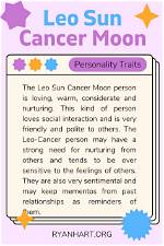 Leo Sun with Cancer Moon and Leo Rising — Truly Divine