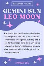 Leo Sun with Leo Moon and Gemini Rising — Truly Divine