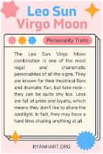 Leo Sun with Leo Moon and Virgo Rising — Truly Divine