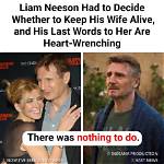 Liam Neeson on His Final Words to Wife Natasha Before Her Death