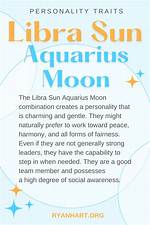 Libra Sun with Aquarius Moon and Aquarius Rising — Truly Divine