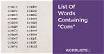 List of Words Containing 'Rim'