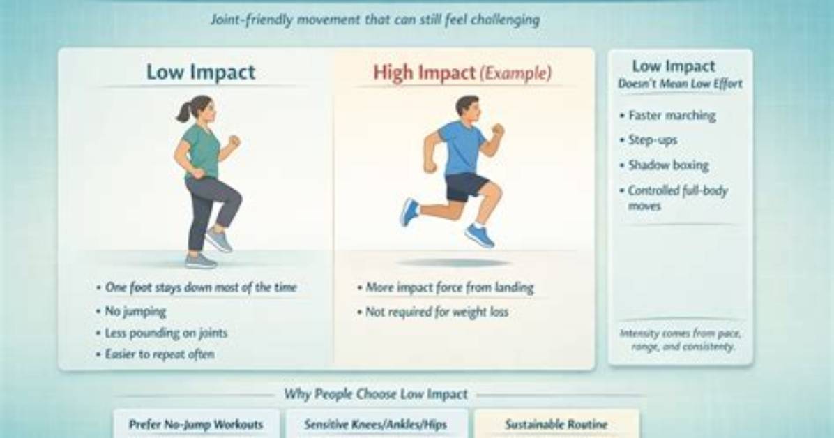 Low-Impact Workouts for Weight Loss: 8 Exercises to Burn Fat
