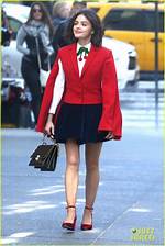 Lucy Hale Shines in Nyc – Pink Panache, and Two Year's Sober Celebration