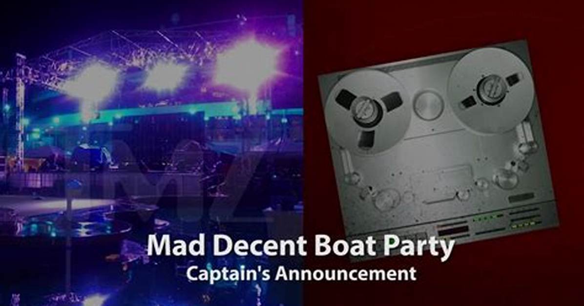 Mad Decent Boat Party Cancelled After Passenger Commits Suicide