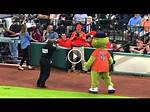 Mascot Versus Security Guard Dance Off. .. Who Will Win?