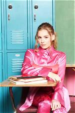 Mean Girls Star Bebe Wood Shares Swimsuit Photo "Reporting from the Sun"