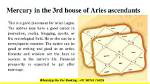 Mercury in Aries in the 2Nd House — Truly Divine