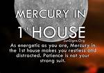Mercury in Cancer in the 1St House — Truly Divine