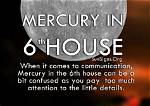 Mercury in Capricorn in the 6Th House — Truly Divine