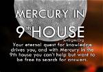 Mercury in Gemini in the 9Th House — Truly Divine