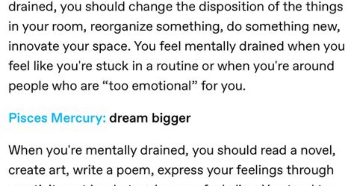 Mercury in Pisces in the 11Th House — Truly Divine