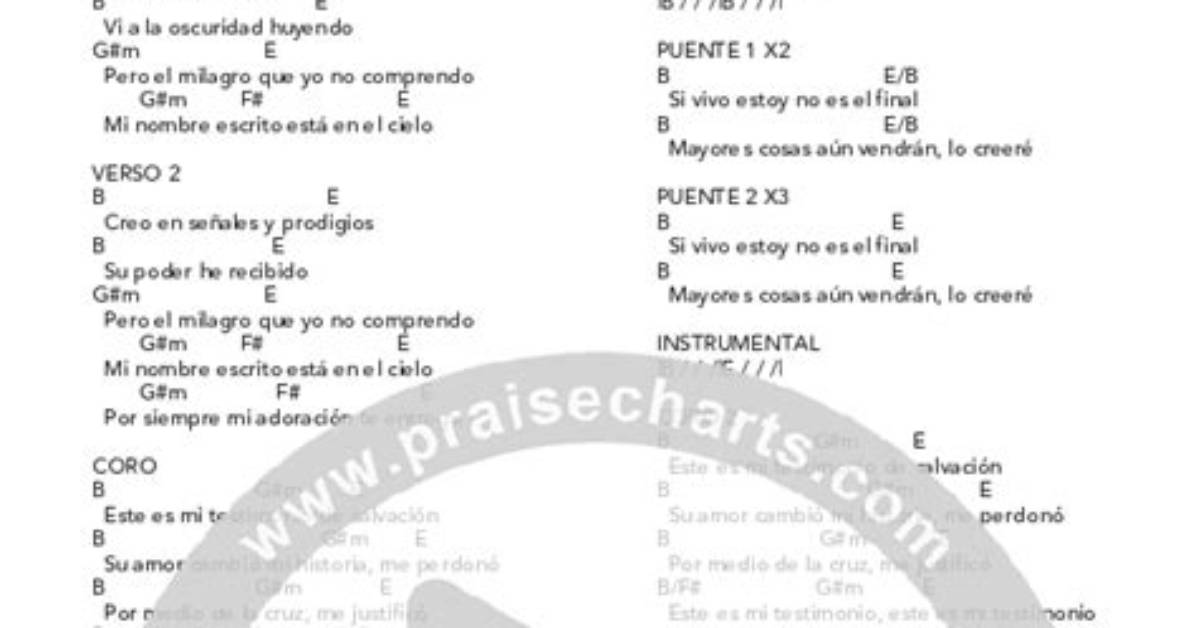 Mi Testimonio (My Testimony) by Elevation Worship