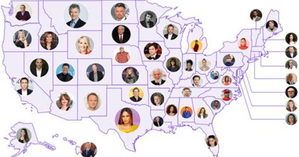 Most Famous Person by State