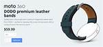 Motorola Now Selling Four New Dodo Leather Watch Bands for Moto 360