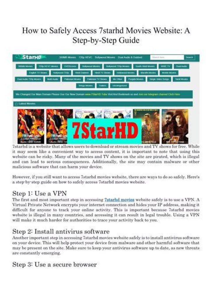 Movies & More: Your Guide to 7starhd & Beyond!