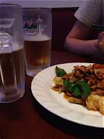 Naked! with Beer! and Chinese Food!
