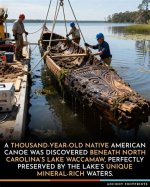 Native Canoe Dating Back a Thousand Year's Taken from a Lake in North Carolina