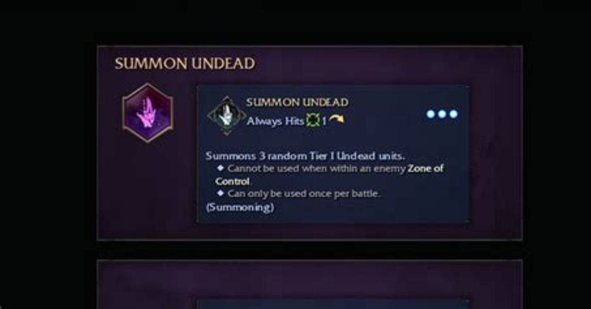 Need Help with Summon Undead