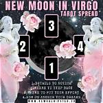 New Moon in Virgo Tarot Spread and Moon Energy Forecast -