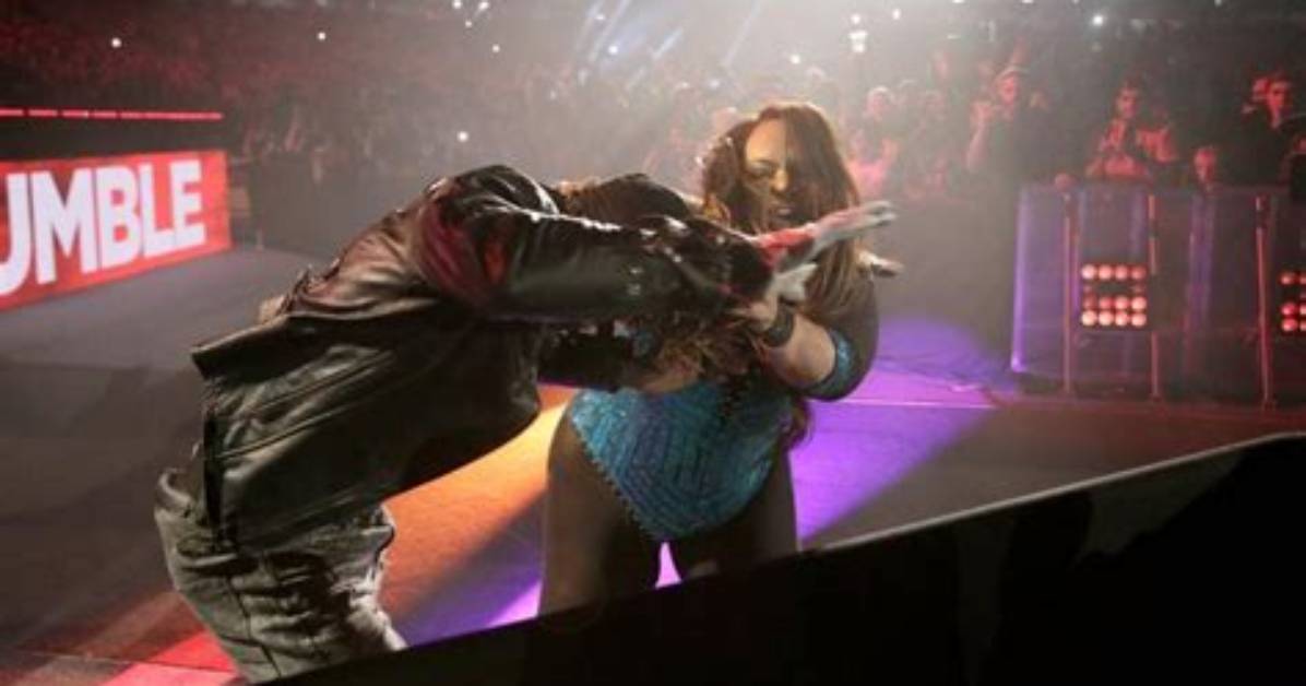 Nia Jax Legitimately Hurt R-Truth in Attack at Royal Rumble