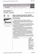 Nuclear Explosion Threat at University of Utah: Student Arrested After Announcing She Would Do So If Football Team Lost
