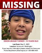 Odion Turner Missing