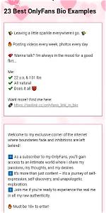 Onlyfans Bio Ideas and Examples [ Latest ]