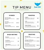 Onlyfans Menu Templates, Ideas, Tips, and Examples- [2023]