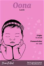 Oona Meaning in English, Oona Baby Name Origin Gender Meaning Pronunciation