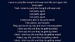 Party Girls Lyrics - Party Girls Translations