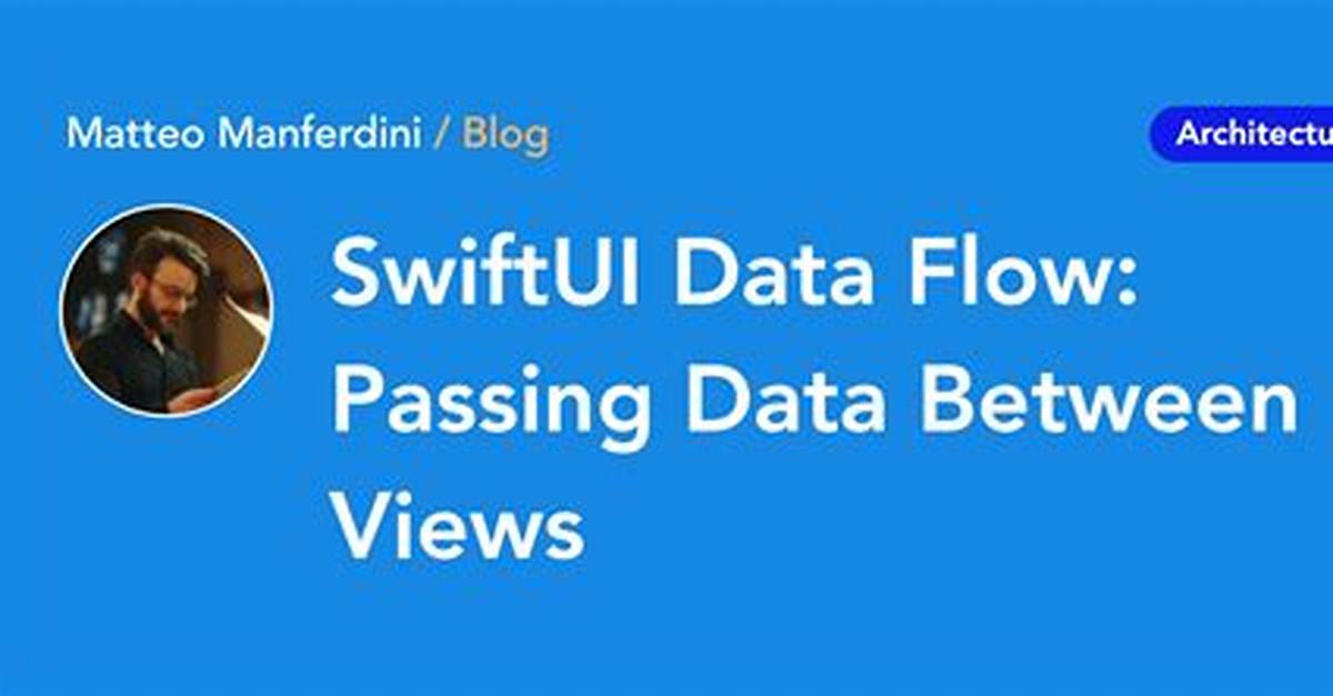 Pass Data Between Views with Swiftui