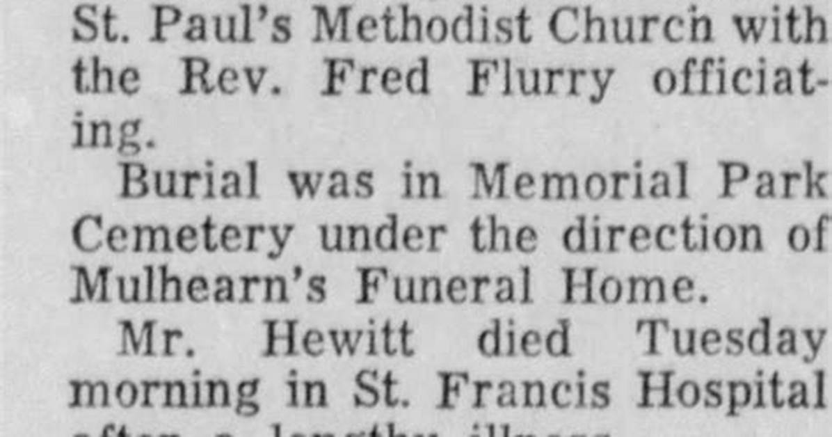 Paul Hewitt Obituary Who Was Paul Hewitt? What Happened to Paul Hewitt?