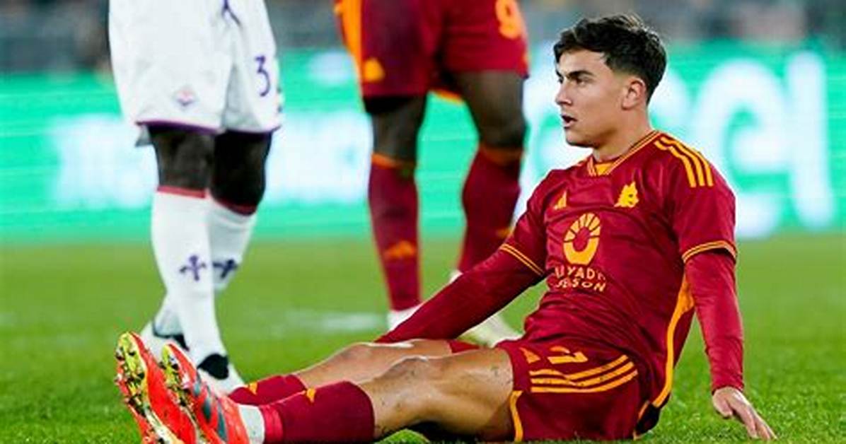 Paulo Dybala Substituted out with Muscular Injury for as Roma