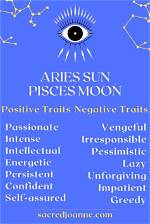Pisces Sun with Pisces Moon and Aries Rising — Truly Divine