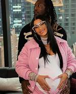 Pregnant Cardi B Supports Offset as He Rings the Nasdaq Bell