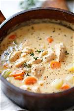 Prepare Creamy Chicken Stew for Dinner