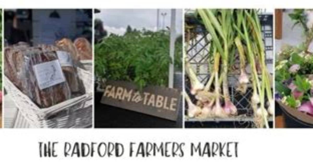Radford Farmers' Market (New Location!) 8:00Am-1:00Pm